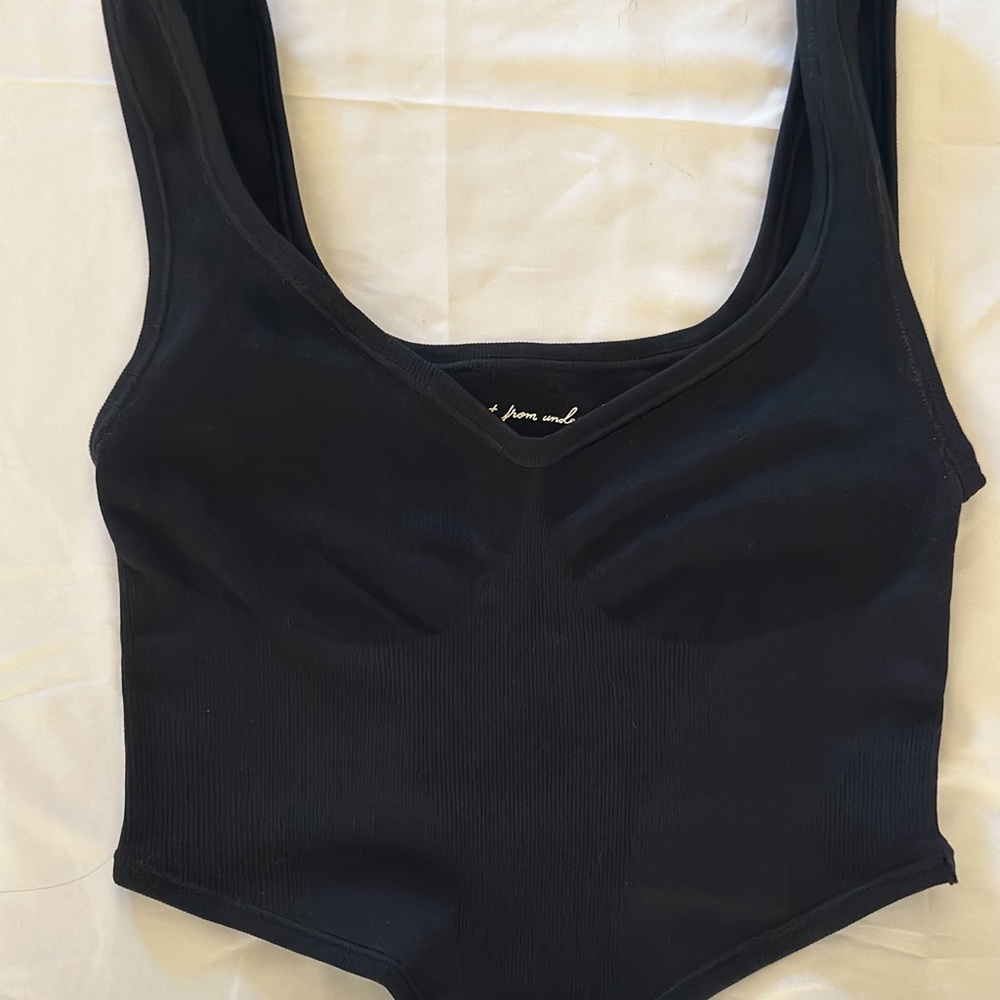 Urban Outfitters seamless black corset top